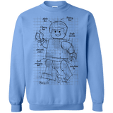 Sweatshirts Carolina Blue / S Lego Plan Crewneck Sweatshirt