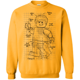 Sweatshirts Gold / S Lego Plan Crewneck Sweatshirt