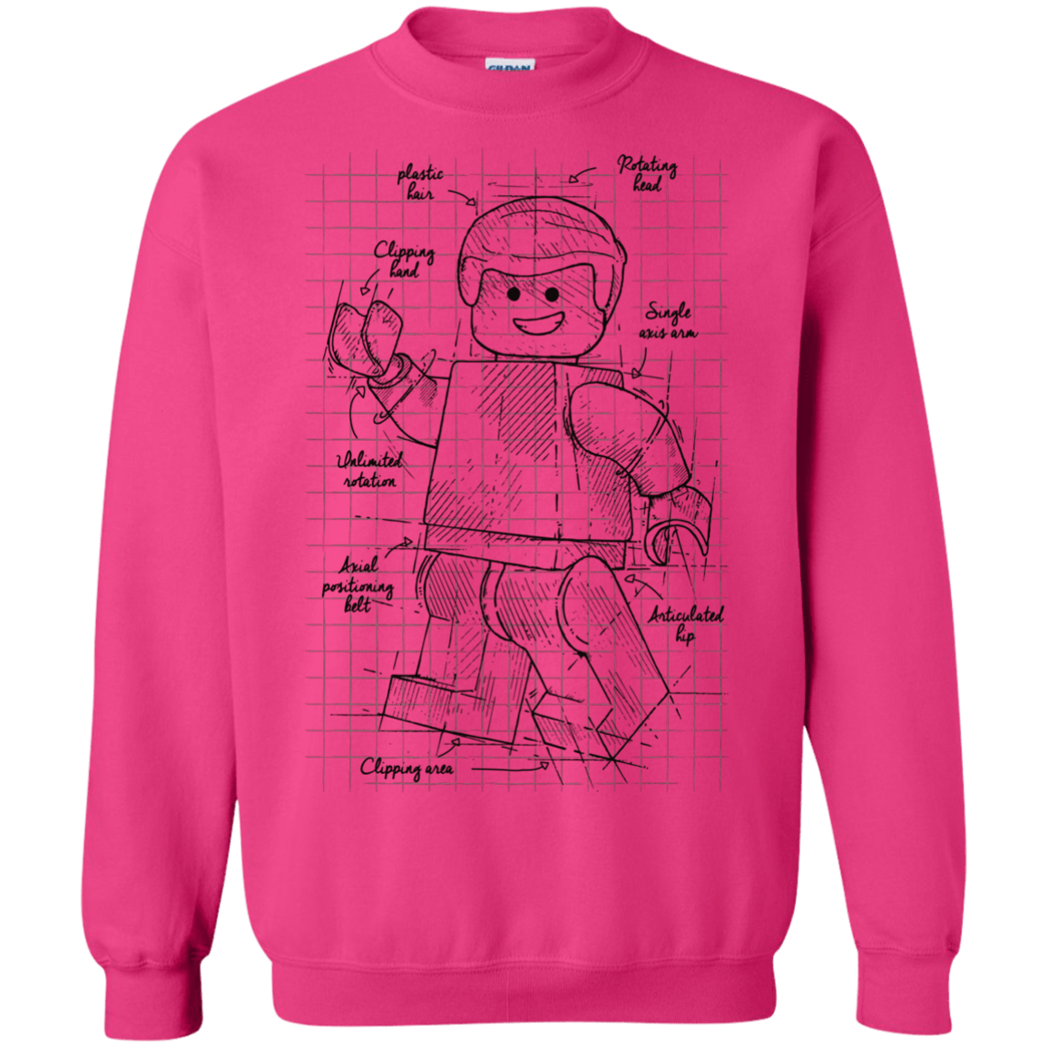 Sweatshirts Heliconia / S Lego Plan Crewneck Sweatshirt