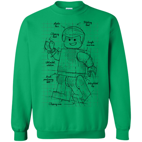 Sweatshirts Irish Green / S Lego Plan Crewneck Sweatshirt