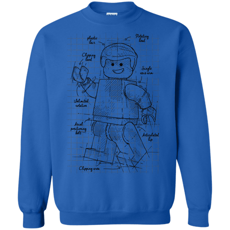 Sweatshirts Royal / S Lego Plan Crewneck Sweatshirt