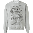 Sweatshirts Sport Grey / S Lego Plan Crewneck Sweatshirt