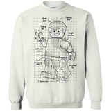 Sweatshirts White / S Lego Plan Crewneck Sweatshirt