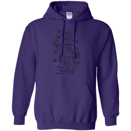 Sweatshirts Purple / S Lego Plan Pullover Hoodie