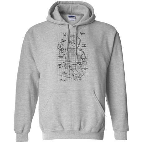 Sweatshirts Sport Grey / S Lego Plan Pullover Hoodie