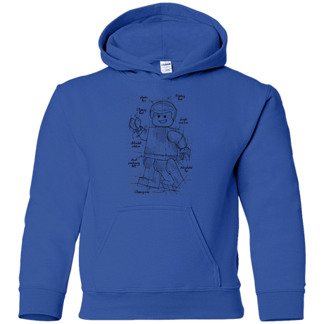 Sweatshirts Royal / YS Lego Plan Youth Hoodie