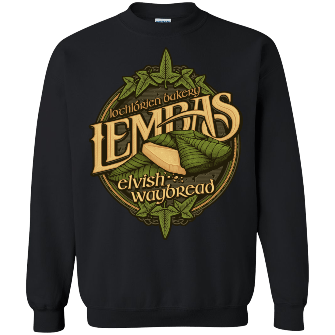 Sweatshirts Black / S Lembas Bread Crewneck Sweatshirt