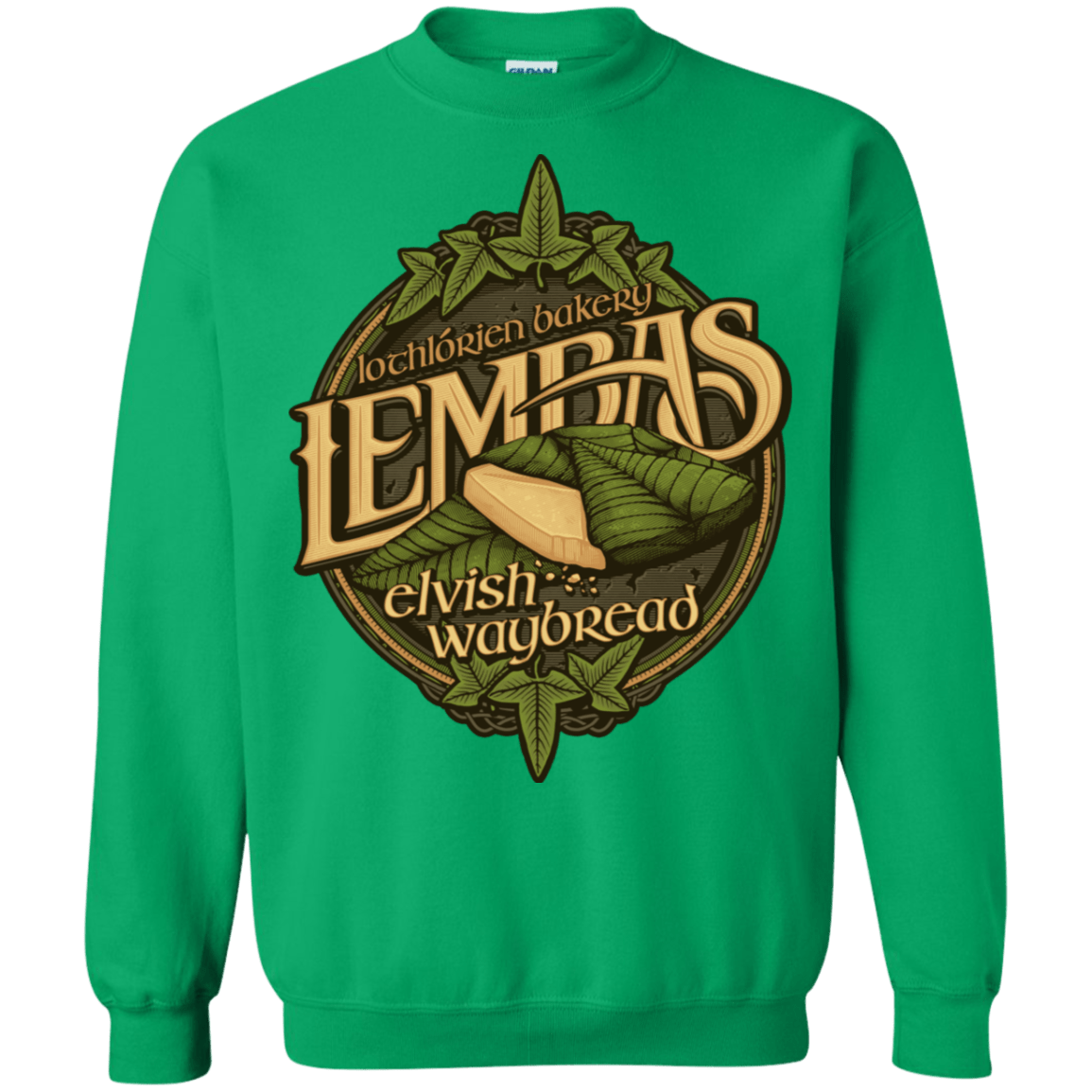 Sweatshirts Irish Green / S Lembas Bread Crewneck Sweatshirt