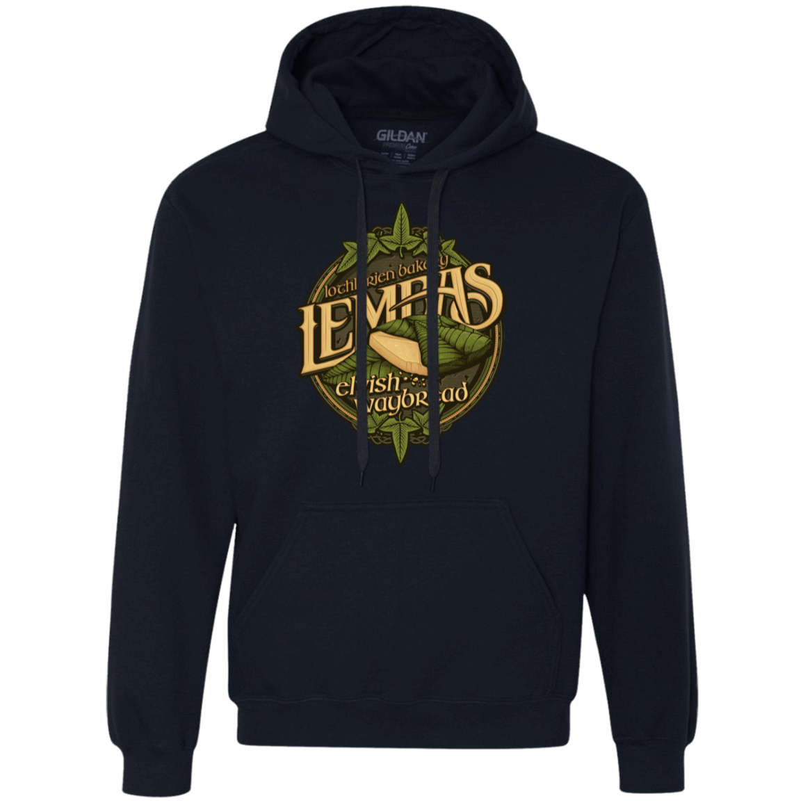 Sweatshirts Navy / S Lembas Bread Premium Fleece Hoodie