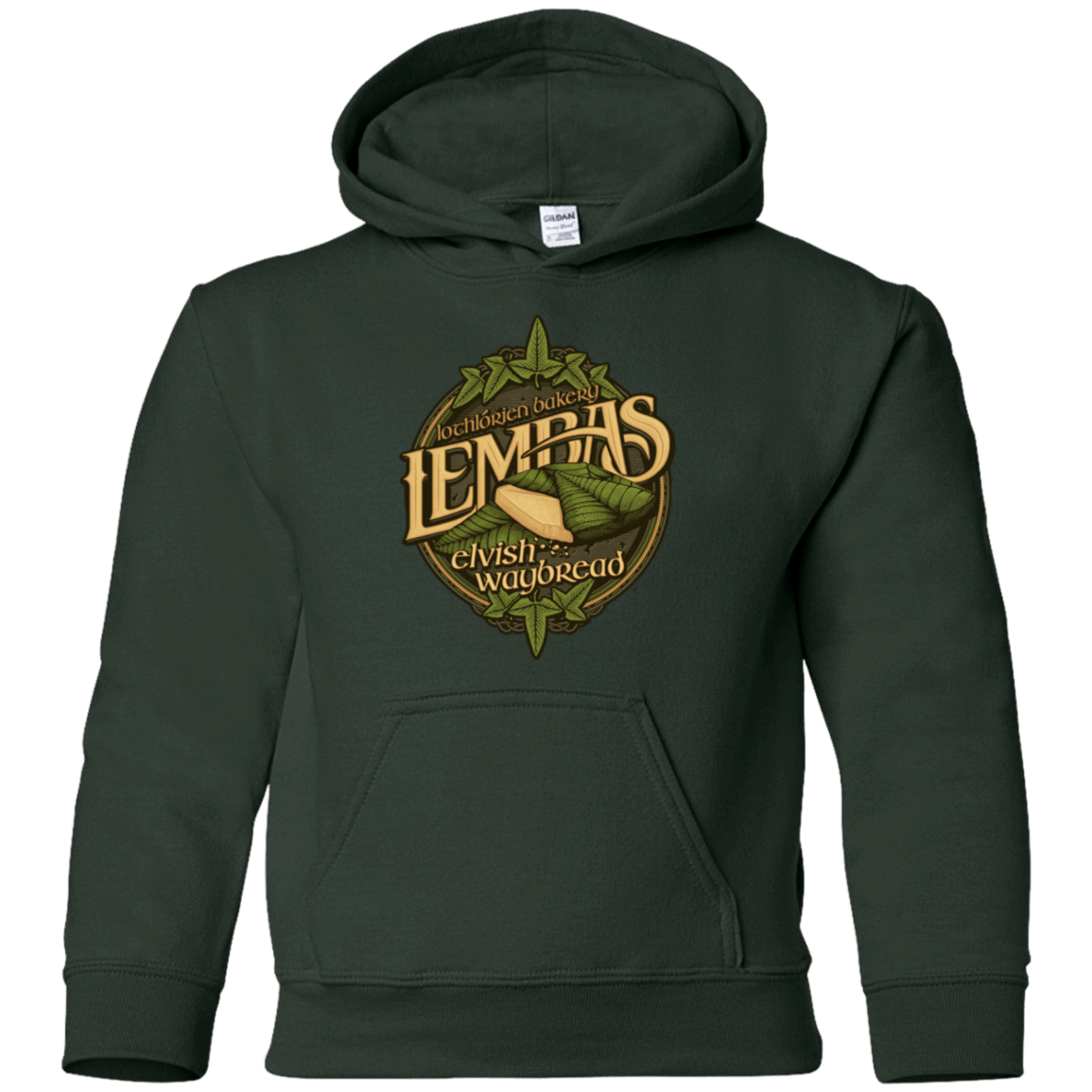 Sweatshirts Forest Green / YS Lembas Bread Youth Hoodie