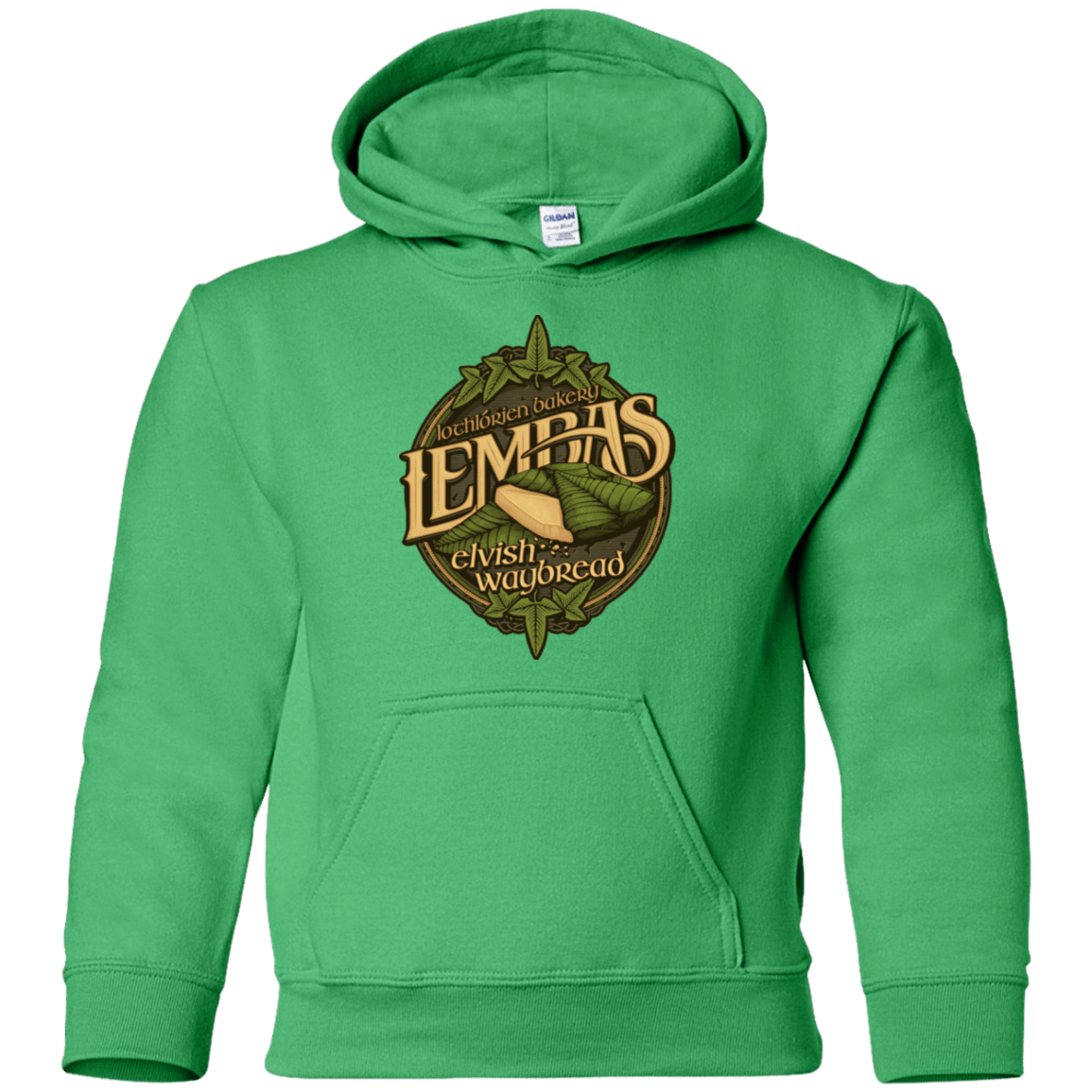 Sweatshirts Irish Green / YS Lembas Bread Youth Hoodie