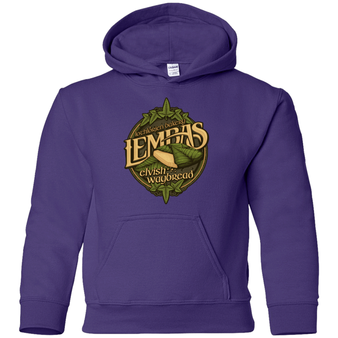 Sweatshirts Purple / YS Lembas Bread Youth Hoodie