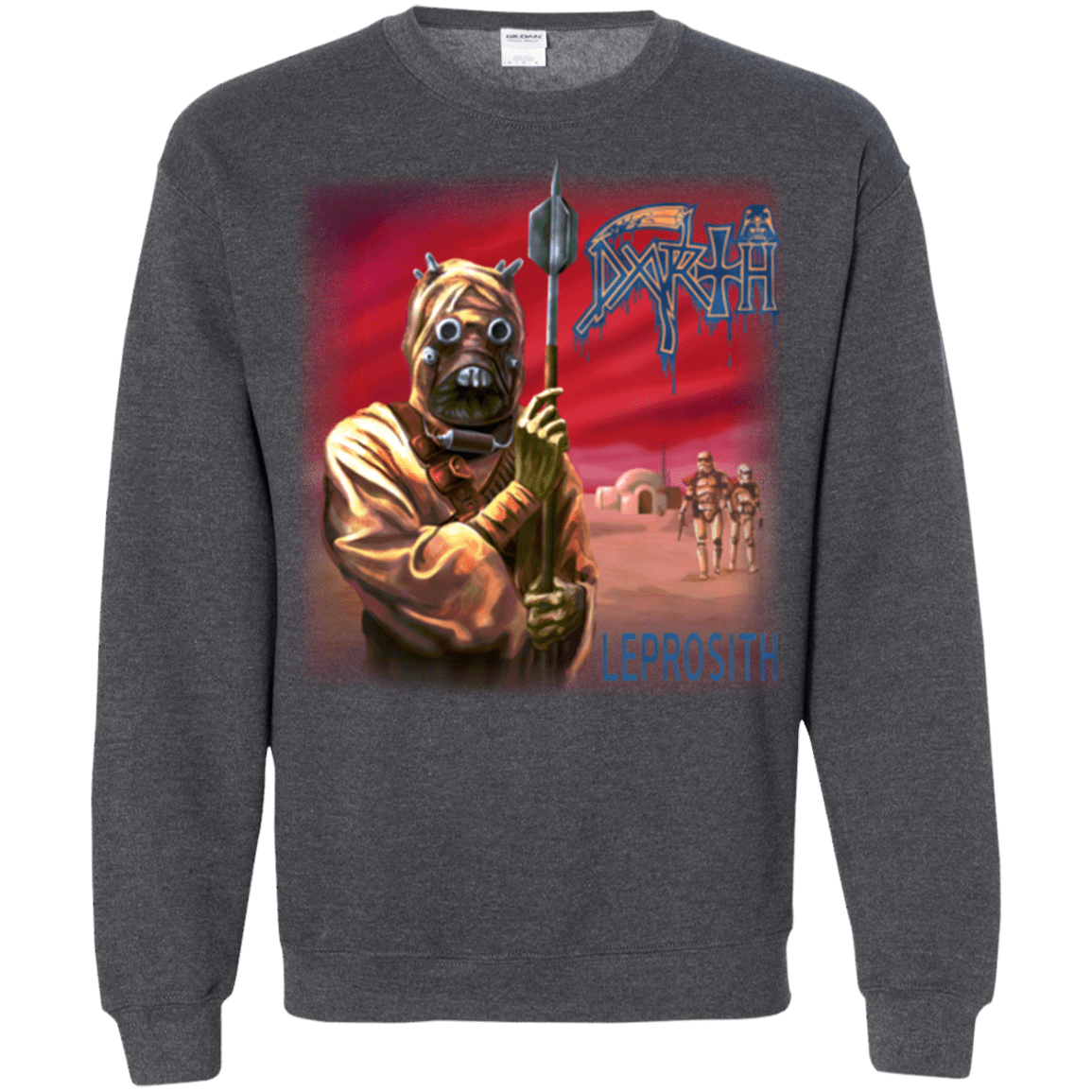 Sweatshirts Dark Heather / Small LEPROSITH2 Crewneck Sweatshirt