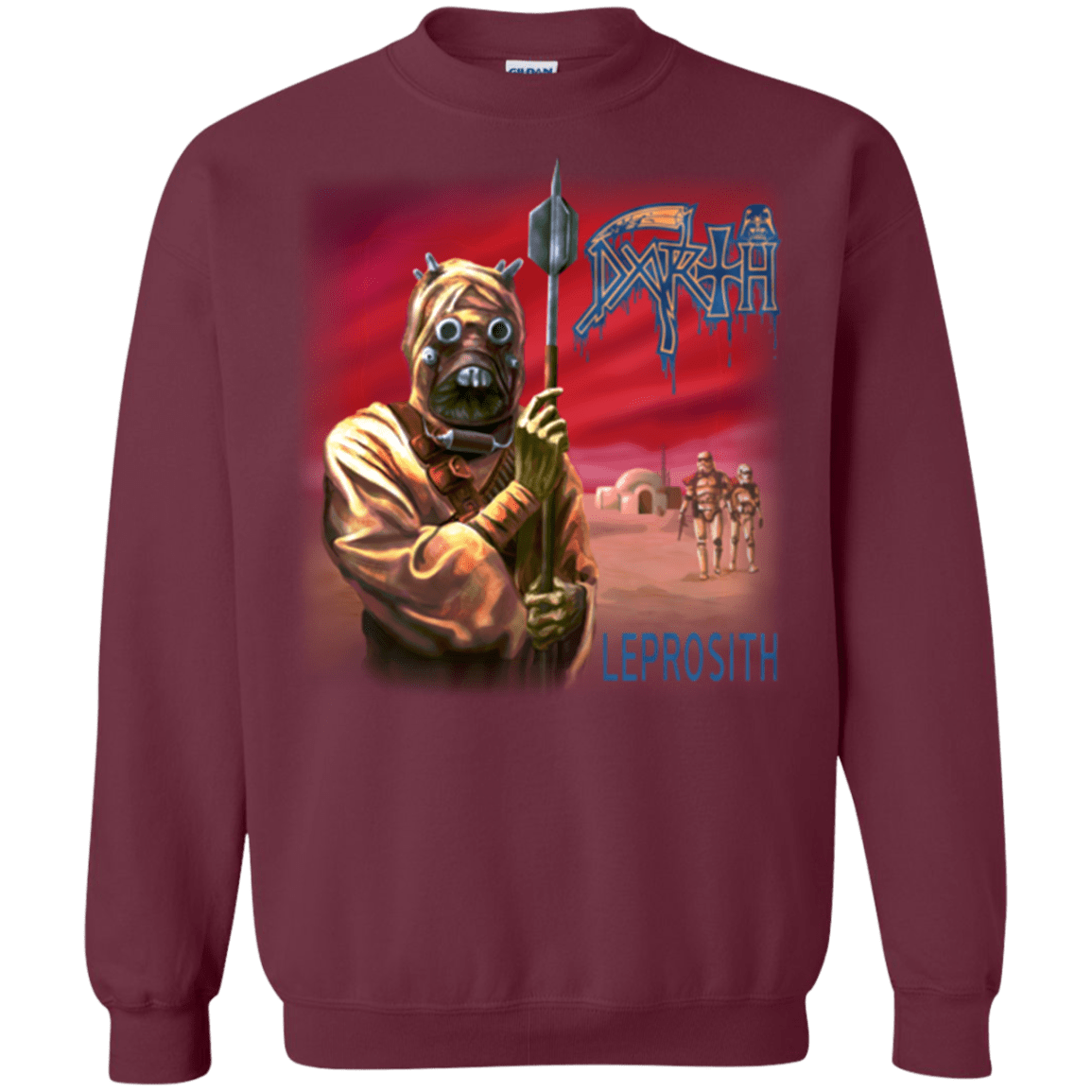 Sweatshirts Maroon / Small LEPROSITH2 Crewneck Sweatshirt