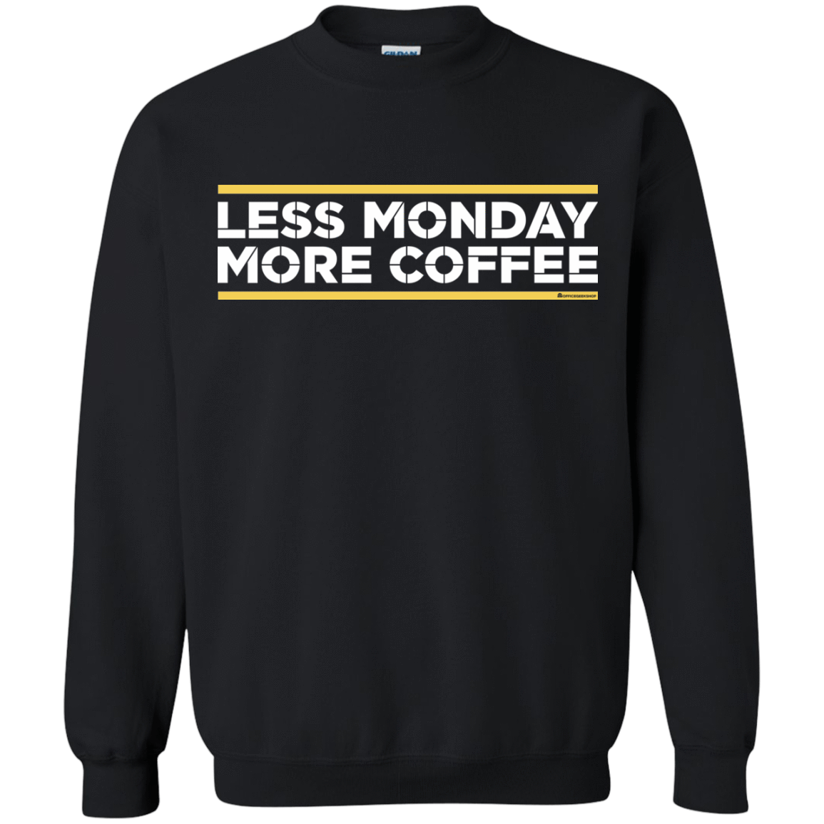 Sweatshirts Black / Small Less Monday More Coffee Crewneck Sweatshirt
