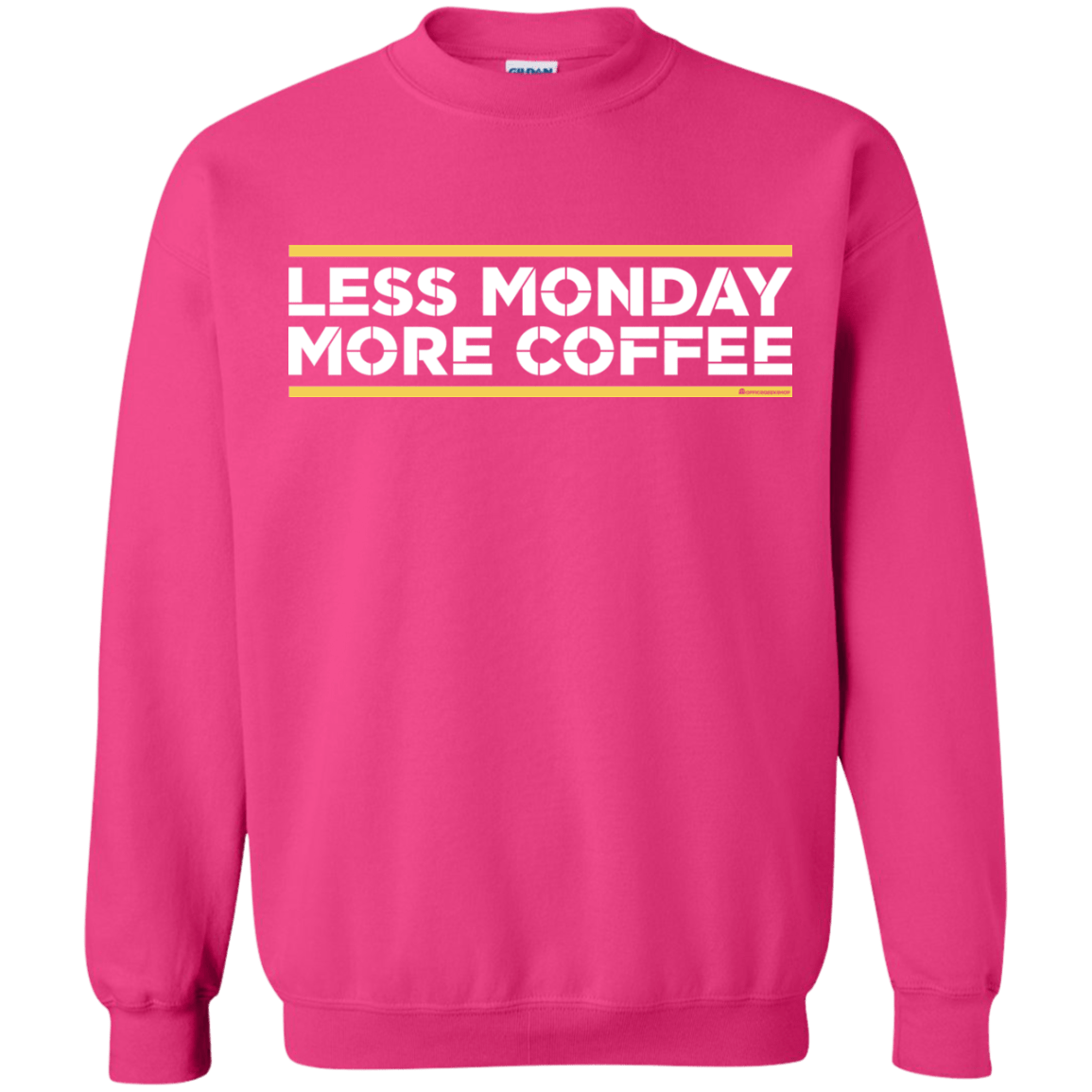 Sweatshirts Heliconia / Small Less Monday More Coffee Crewneck Sweatshirt