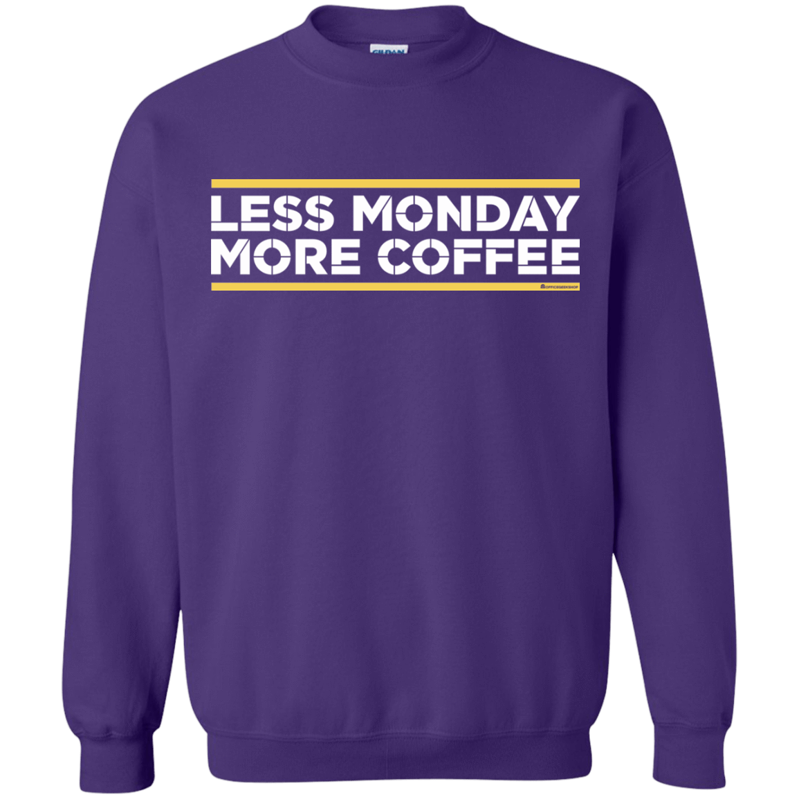 Sweatshirts Purple / Small Less Monday More Coffee Crewneck Sweatshirt