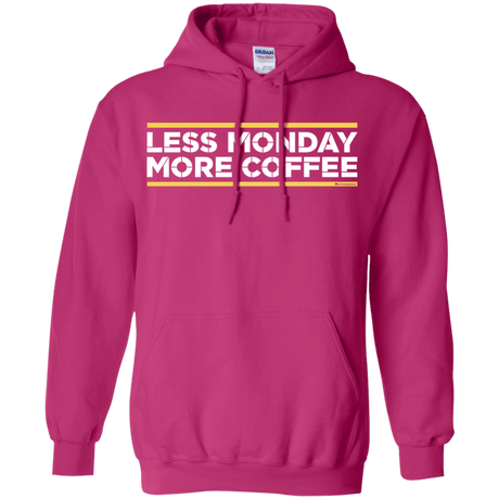 Sweatshirts Heliconia / Small Less Monday More Coffee Pullover Hoodie