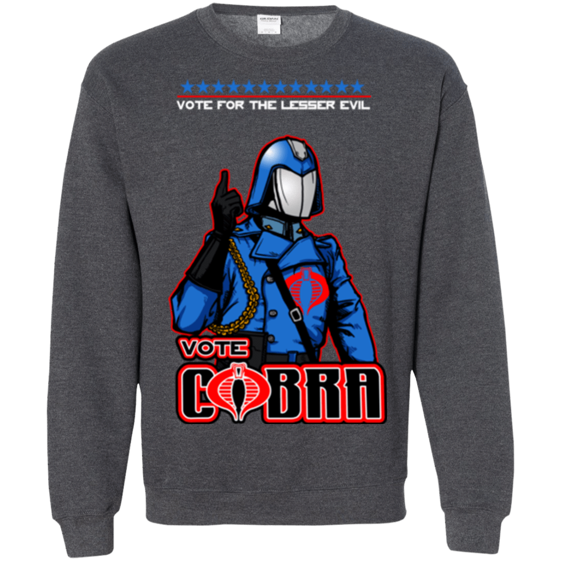 Sweatshirts Dark Heather / Small Lesser Evil Crewneck Sweatshirt