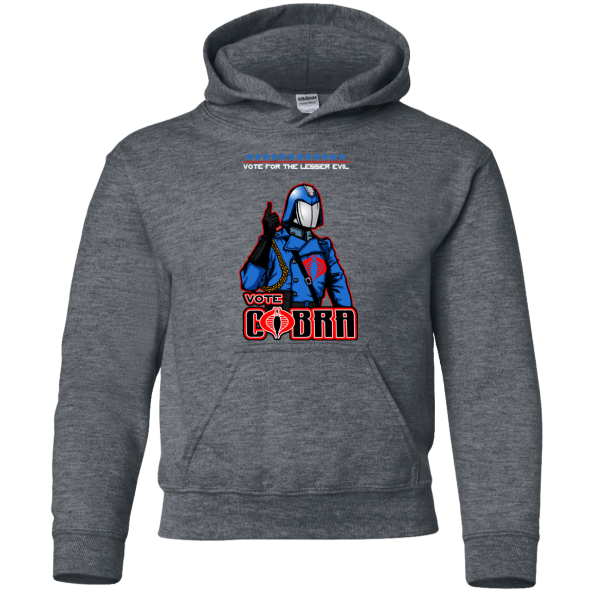 Sweatshirts Dark Heather / YS Lesser Evil Youth Hoodie