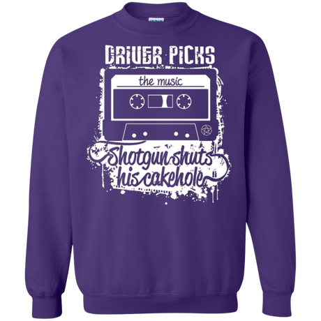Sweatshirts Purple / Small Lessons Crewneck Sweatshirt