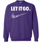 Sweatshirts Purple / S Let It Go Crewneck Sweatshirt