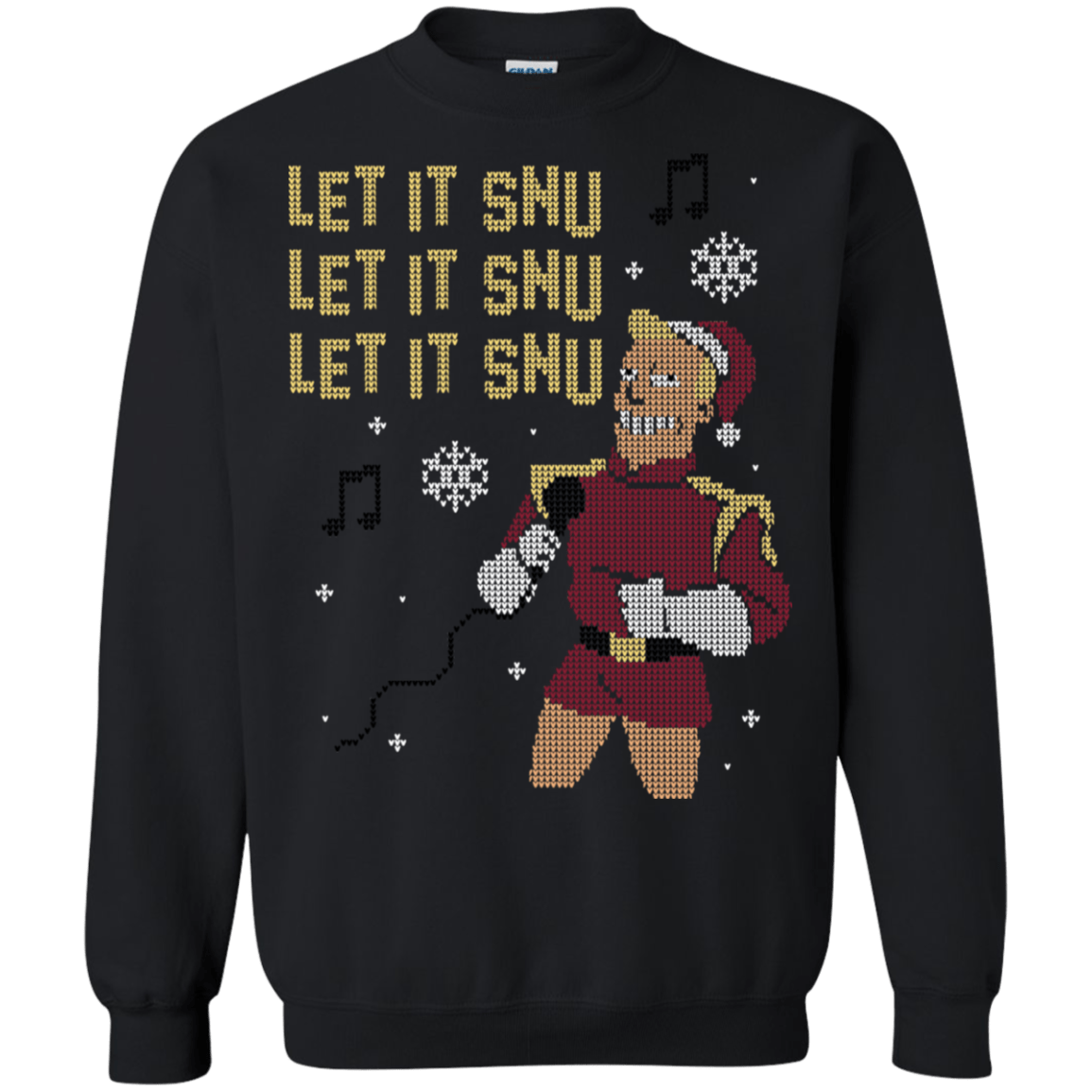 Sweatshirts Black / S Let It Snu Crewneck Sweatshirt