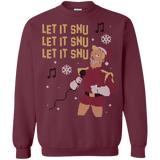 Sweatshirts Maroon / S Let It Snu Crewneck Sweatshirt