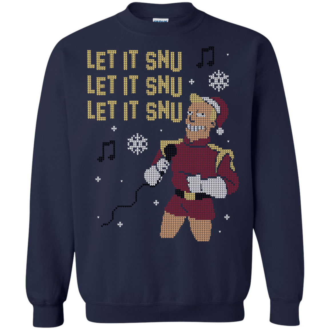 Sweatshirts Navy / S Let It Snu Crewneck Sweatshirt