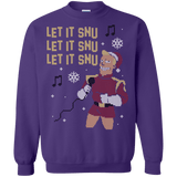 Sweatshirts Purple / S Let It Snu Crewneck Sweatshirt