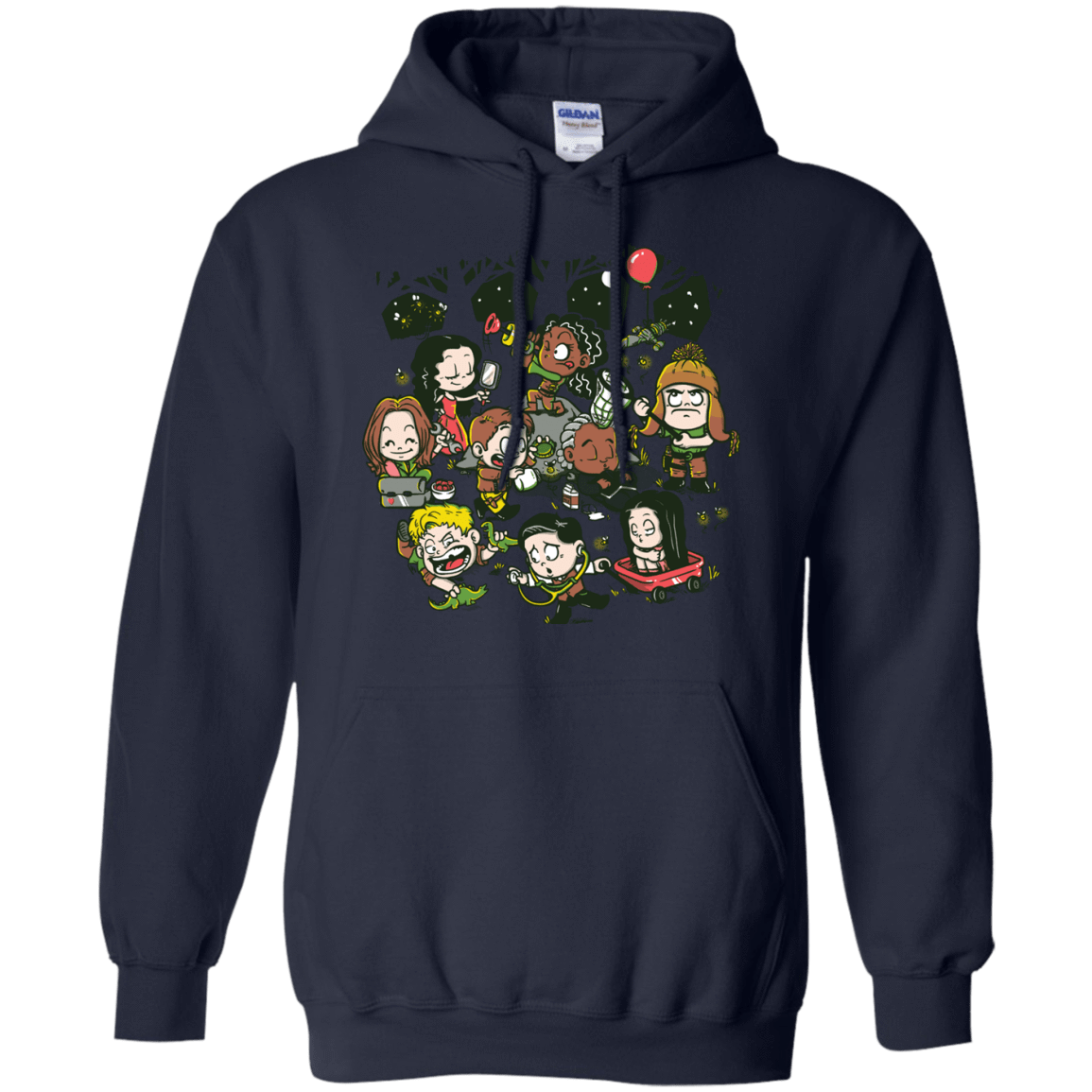 Sweatshirts Navy / Small Let's Catch Fireflies Pullover Hoodie