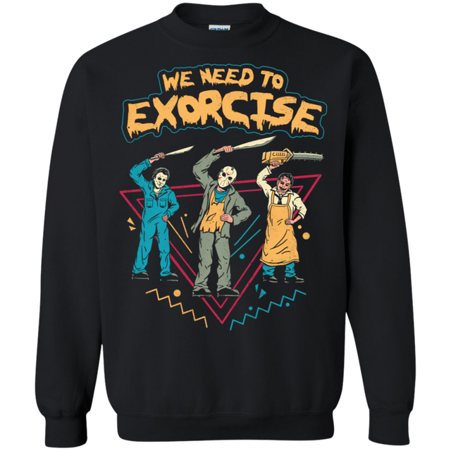 Sweatshirts Black / S Let's Exorcise Crewneck Sweatshirt