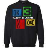 Sweatshirts Black / S Let's Jam Crewneck Sweatshirt