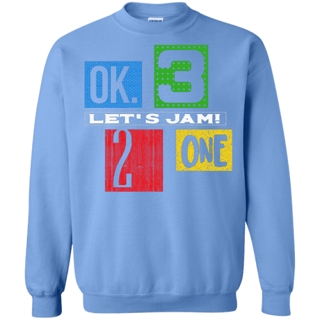 Sweatshirts Carolina Blue / S Let's Jam Crewneck Sweatshirt