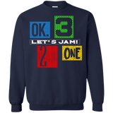 Sweatshirts Navy / S Let's Jam Crewneck Sweatshirt