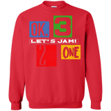 Sweatshirts Red / S Let's Jam Crewneck Sweatshirt