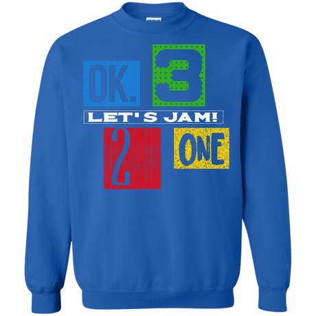 Sweatshirts Royal / S Let's Jam Crewneck Sweatshirt