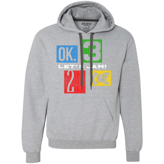 Sweatshirts Sport Grey / S Let's Jam Premium Fleece Hoodie