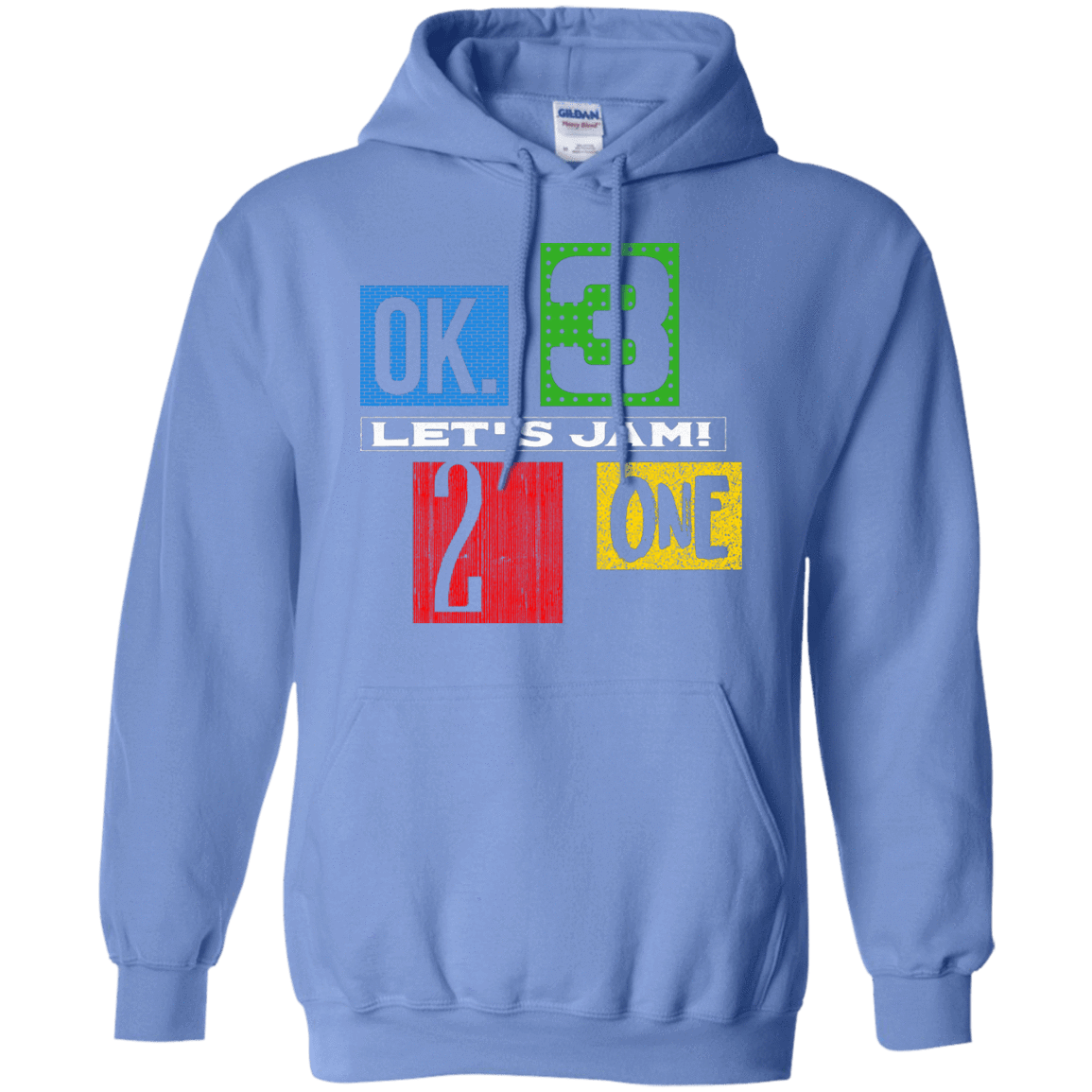 Sweatshirts Carolina Blue / S Let's Jam Pullover Hoodie