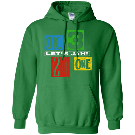 Sweatshirts Irish Green / S Let's Jam Pullover Hoodie