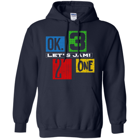 Sweatshirts Navy / S Let's Jam Pullover Hoodie