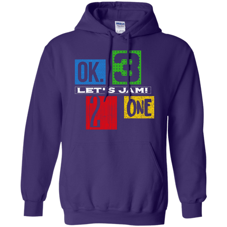 Sweatshirts Purple / S Let's Jam Pullover Hoodie