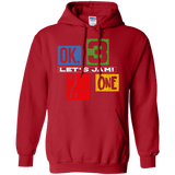 Sweatshirts Red / S Let's Jam Pullover Hoodie