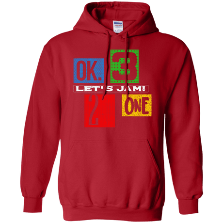 Sweatshirts Red / S Let's Jam Pullover Hoodie