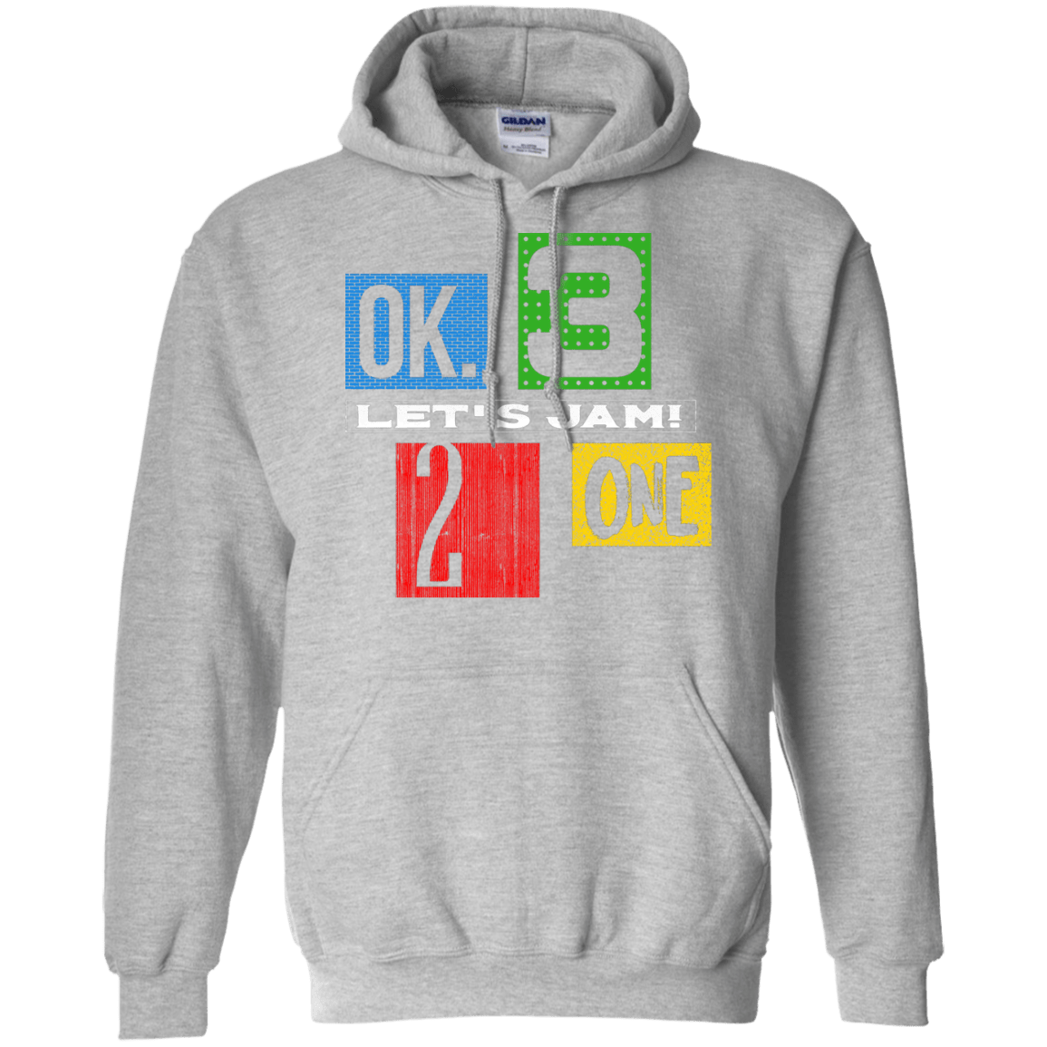Sweatshirts Sport Grey / S Let's Jam Pullover Hoodie