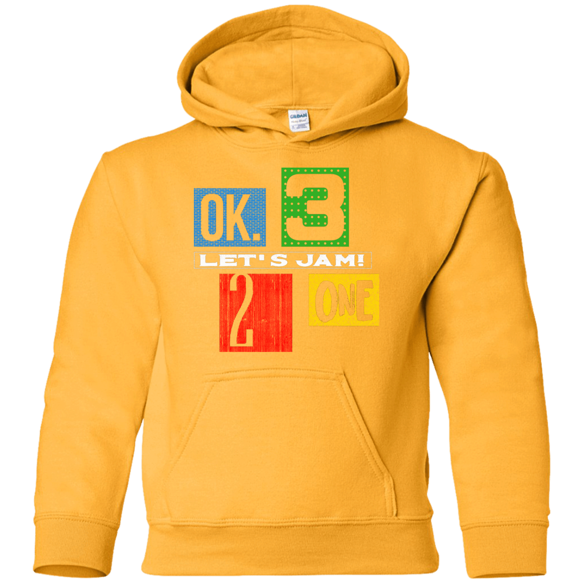 Sweatshirts Gold / YS Let's Jam Youth Hoodie