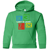 Sweatshirts Irish Green / YS Let's Jam Youth Hoodie