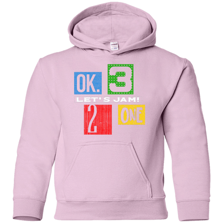 Sweatshirts Light Pink / YS Let's Jam Youth Hoodie