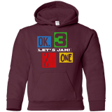 Sweatshirts Maroon / YS Let's Jam Youth Hoodie