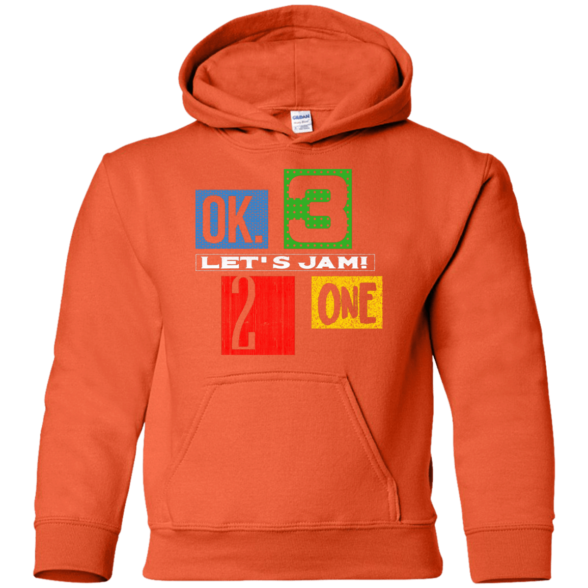 Sweatshirts Orange / YS Let's Jam Youth Hoodie